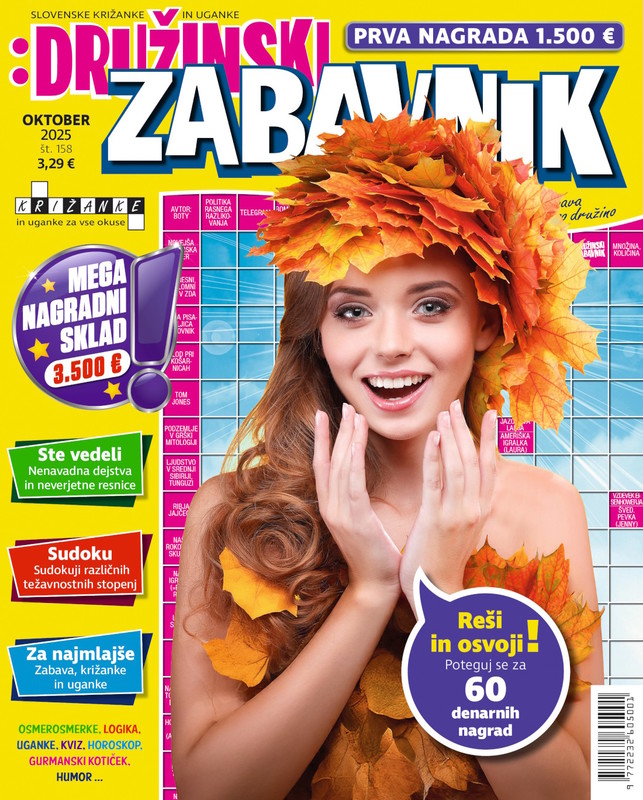 Družinski zabavnik št. 158 - Pogoji in navodila