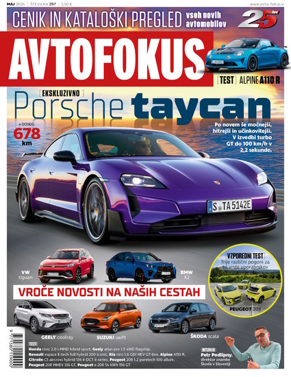 Največja slovenska revija za avtomobilizem, motociklizem in formulo 1.