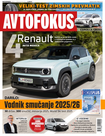 Največja slovenska revija za avtomobilizem, motociklizem in formulo 1.