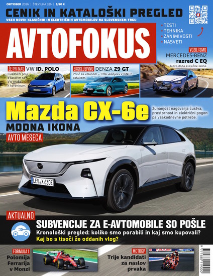 Največja slovenska revija za avtomobilizem, motociklizem in formulo 1.