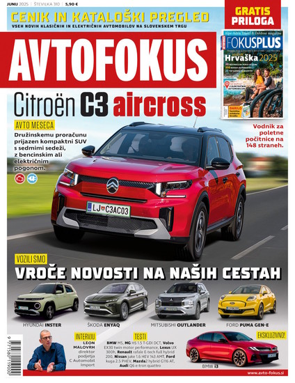 Največja slovenska revija za avtomobilizem, motociklizem in formulo 1.